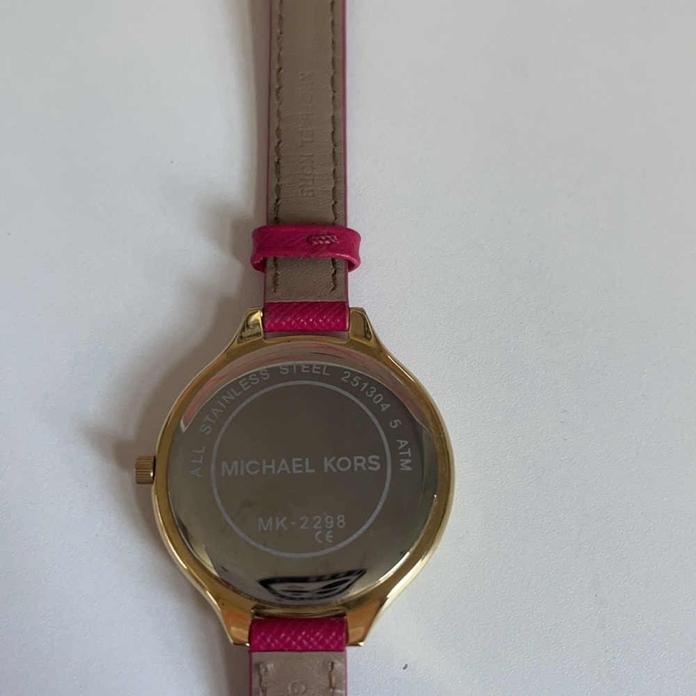 Pink Michael kors watch